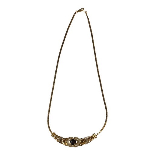 Dangle mesh necklace