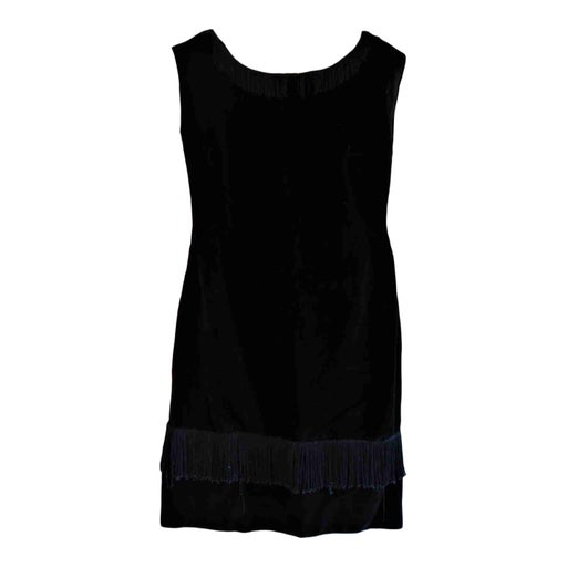 Velvet Fringe Dress