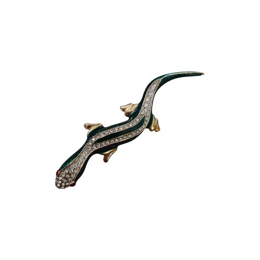 Lizard brooch
