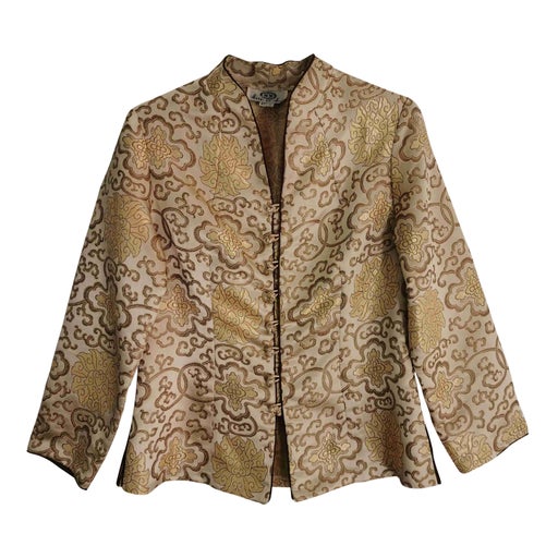 Bronze silk jacket