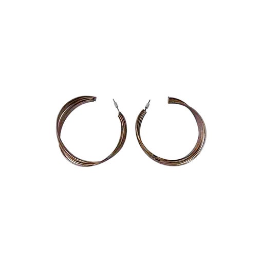 90's golden hoops