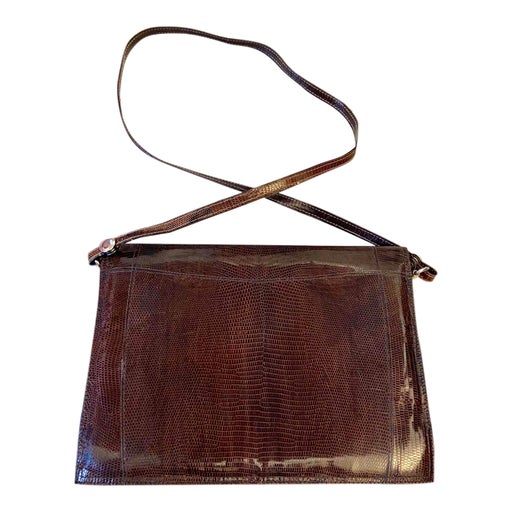 Leather shoulder bag