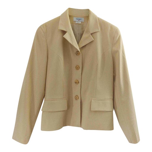 Checked blazer