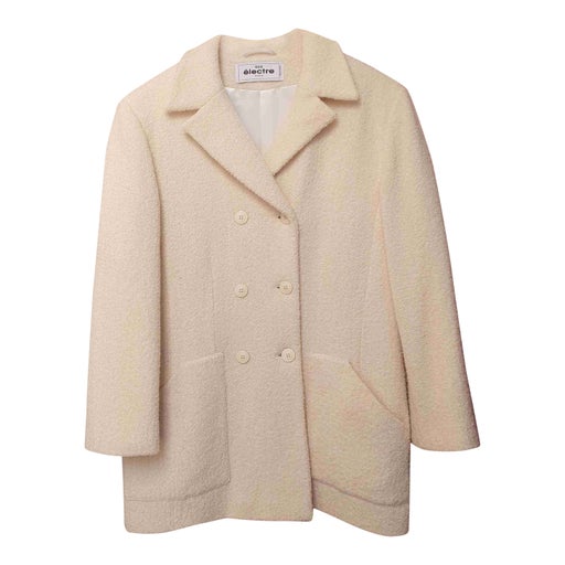 Manteau court en laine