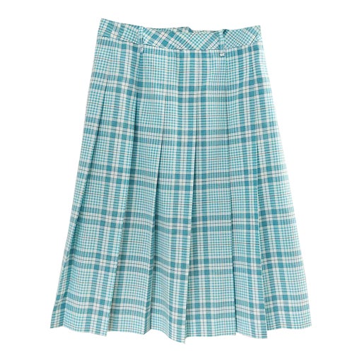 Jupe plissée tartan