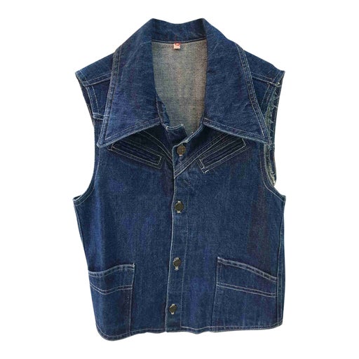 Veste sans manche en jean