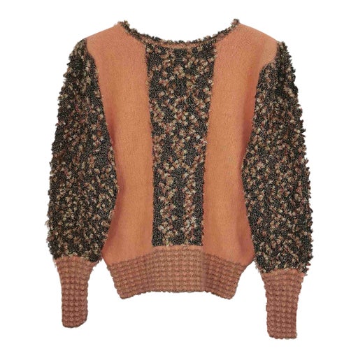 Angora and lurex sweater