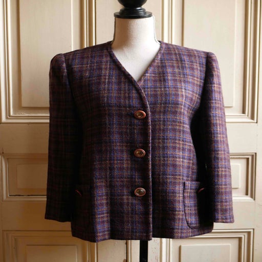 Checked jacket