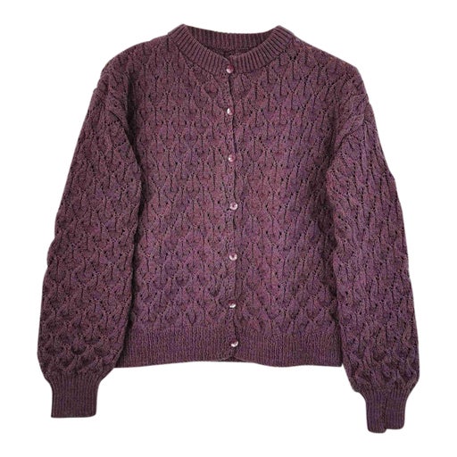 Cable knit cardigan