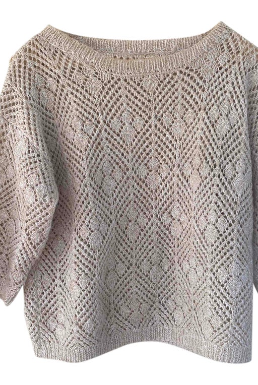 Openwork sweater