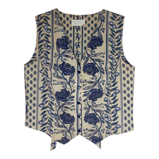 Sleeveless cotton vest
