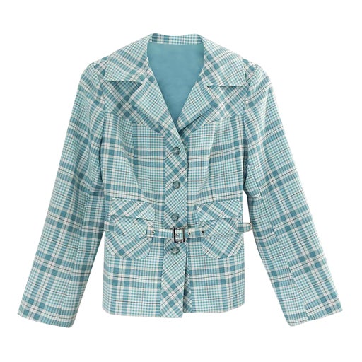 Cotton gingham jacket