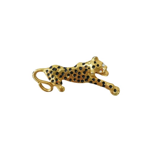 leopard brooch