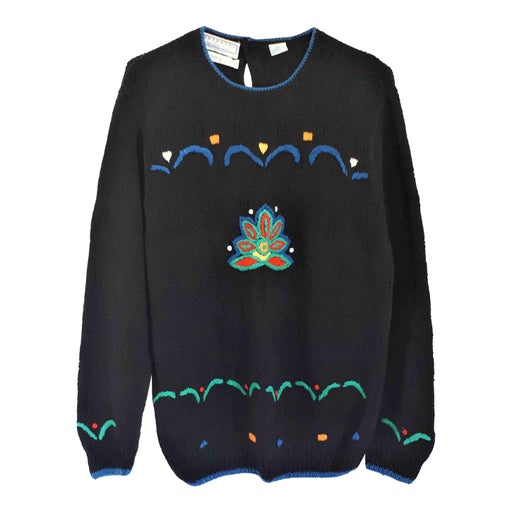 Embroidered sweater