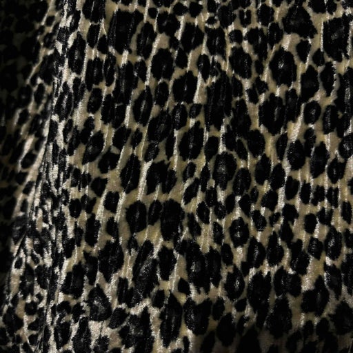 Leopard velvet scarf