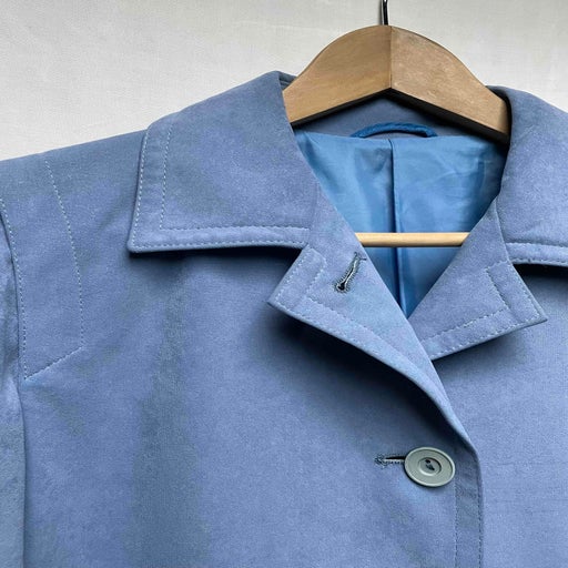 Suedette trench coat