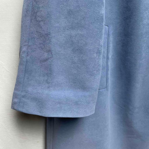 Suedette trench coat