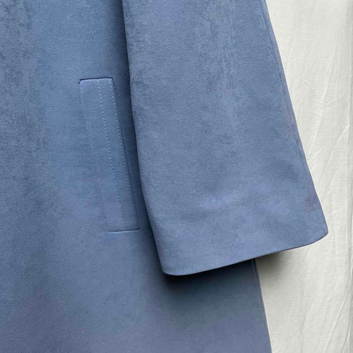 Suedette trench coat