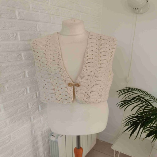 Gilet sans manche en coton