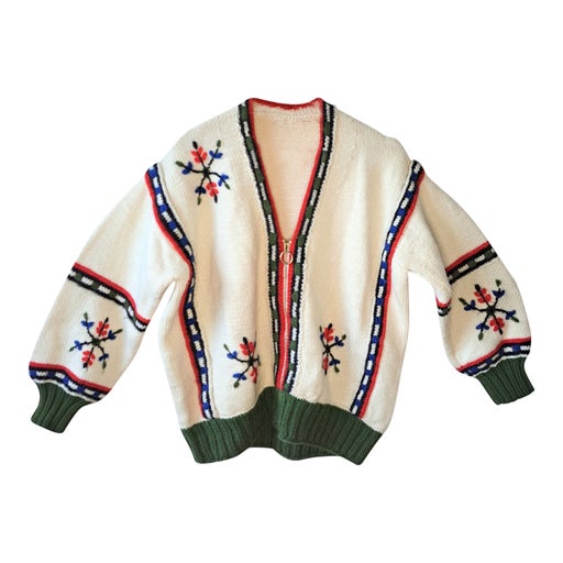 Austrian embroidered cardigan