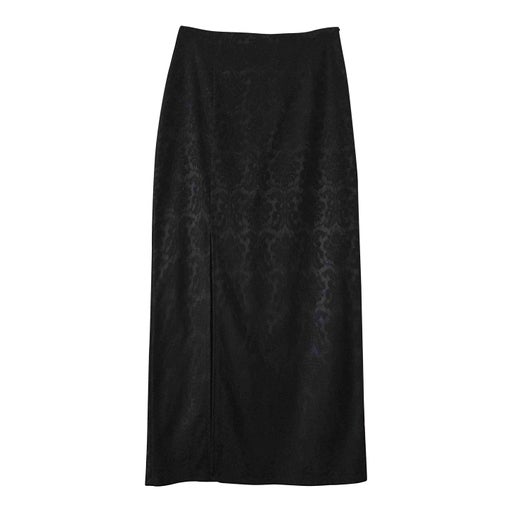 Satin damask skirt