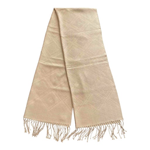 Wool and silk scarf