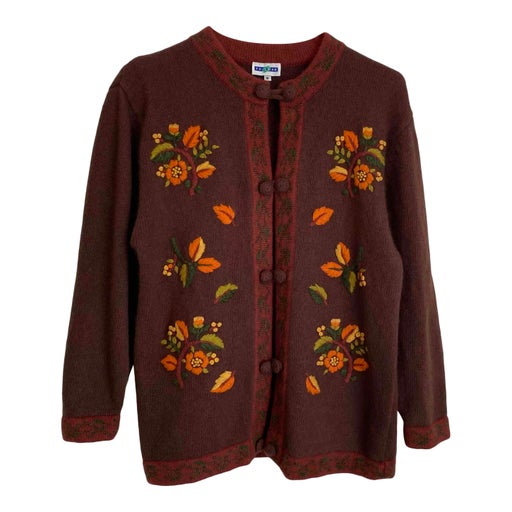 Embroidered cardigan