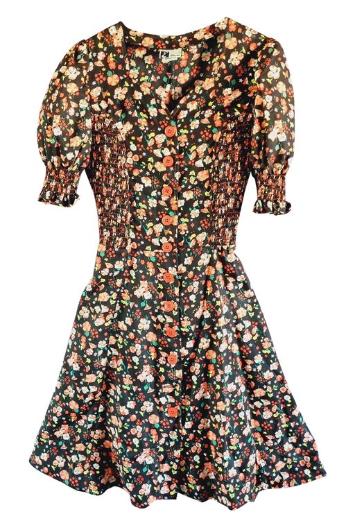 Short floral dress