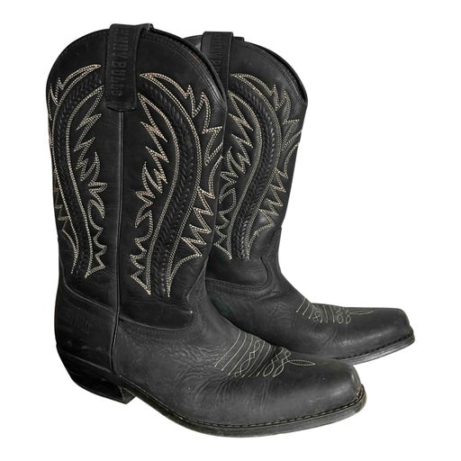 Johnny Bulls leather cowboy boots