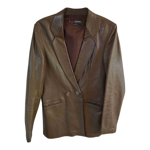 Blazer en cuir