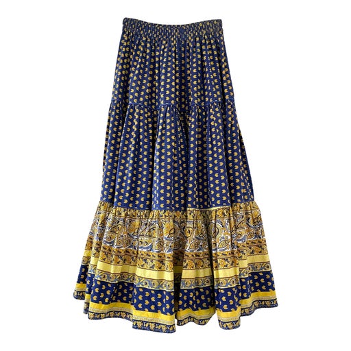 Provencal cotton skirt