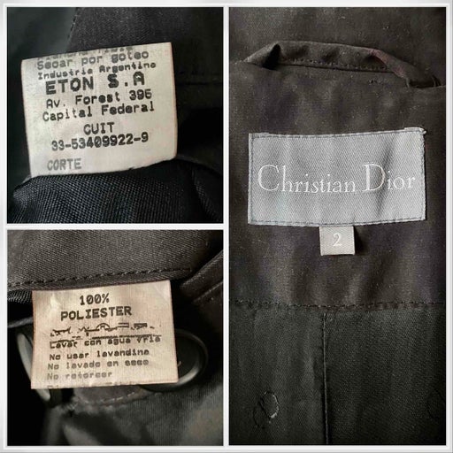 Dior trench coat