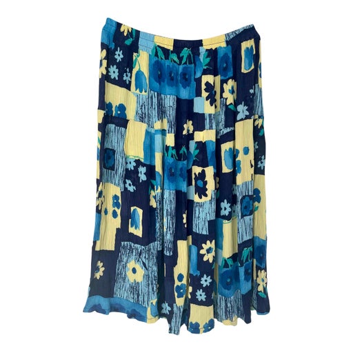 Floral midi skirt