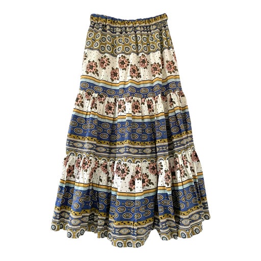 Provencal cotton skirt
