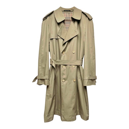 Belted trench coat