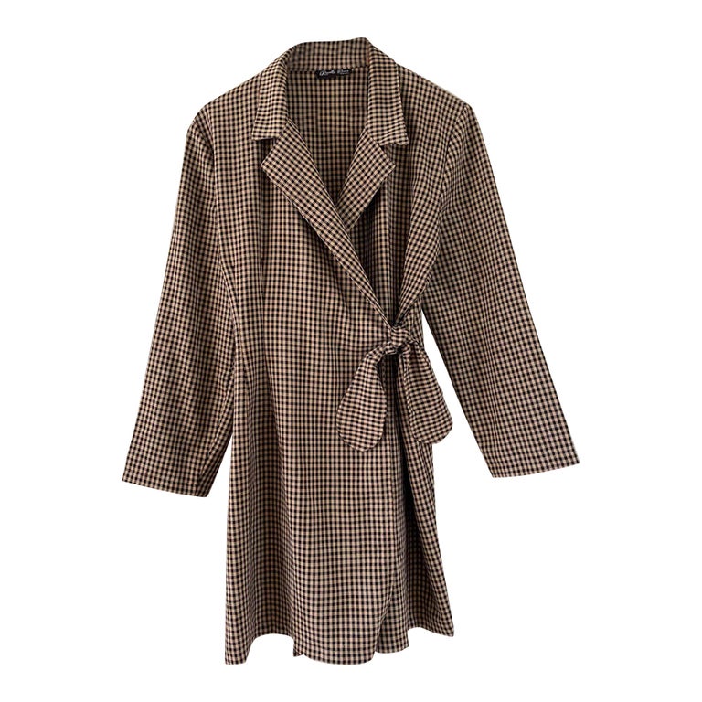 Robe portefeuille vichy