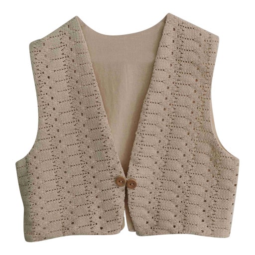 Gilet sans manche en coton