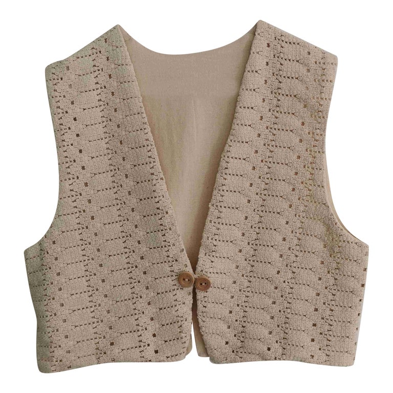 Gilet sans manche en coton