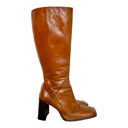 Leather boots