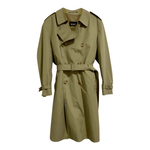 Belted trench coat