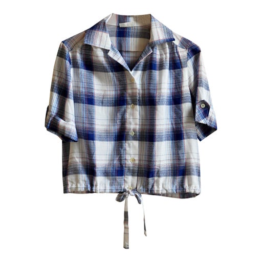 Checked blouse