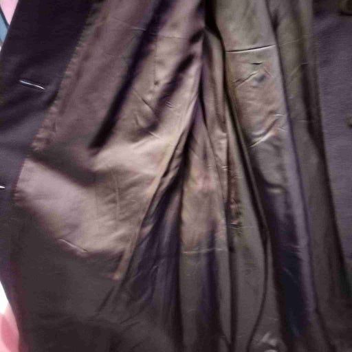 Long navy blue coat