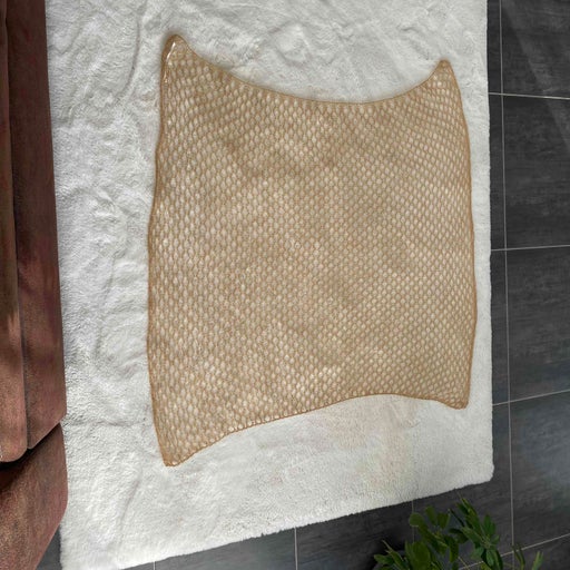 Mohair and silk scarf