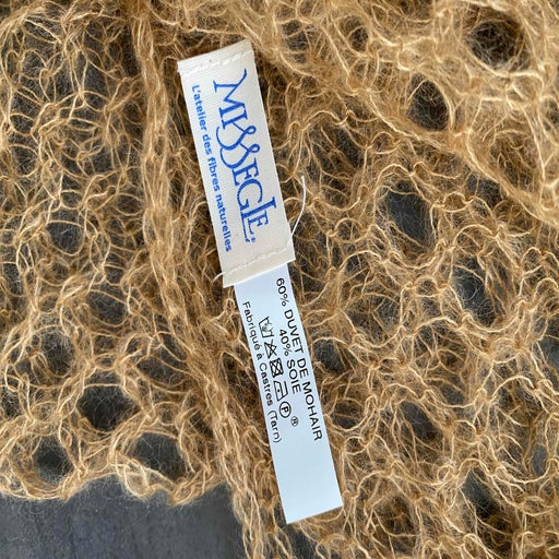 Mohair and silk scarf