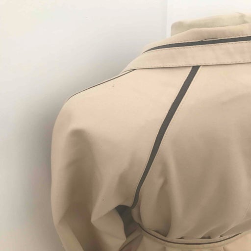 Belted trench coat