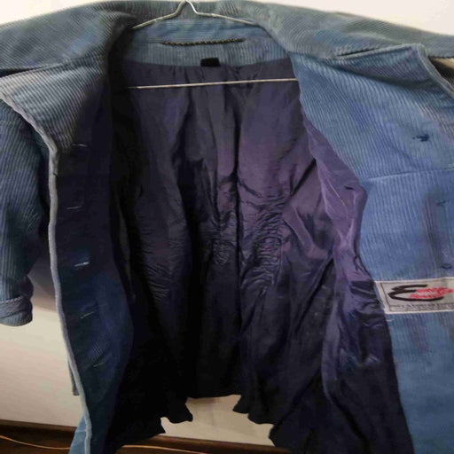 Corduroy trench coat