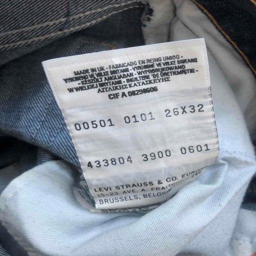 Levi's 501 W26L32 jeans