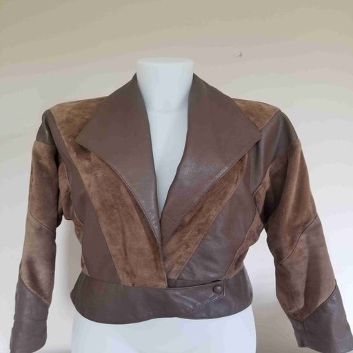 Leather and suede jacket
