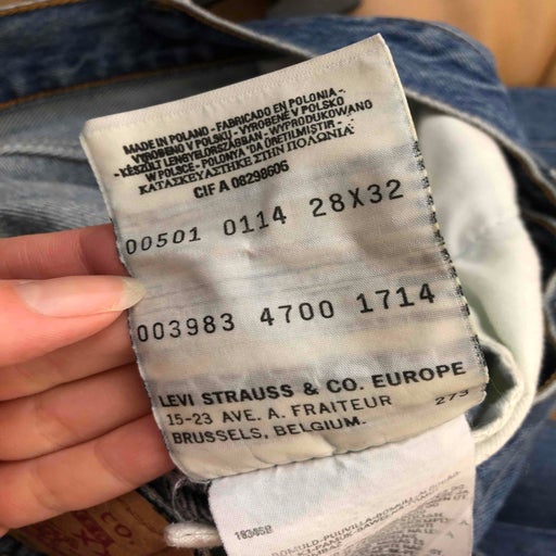 Jean Levi’s 501 W28L32