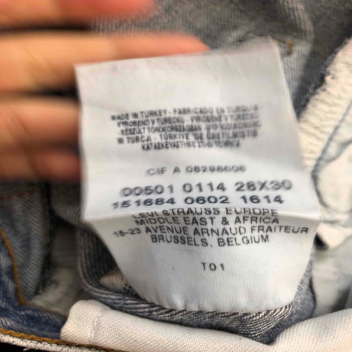 Levi's 501 W28L30 jeans